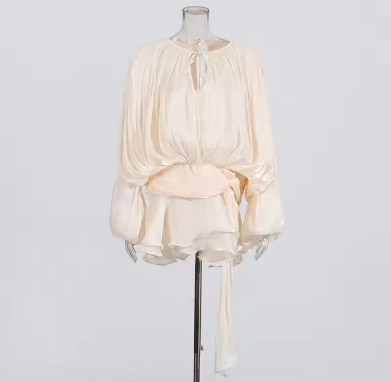 Mini robe blouse