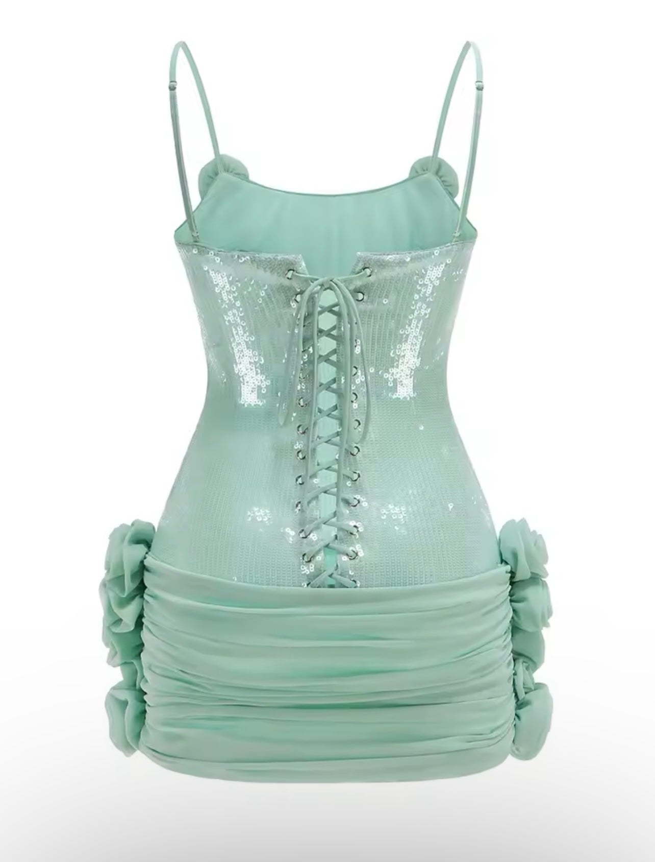 Robe “Éclat Menthe”