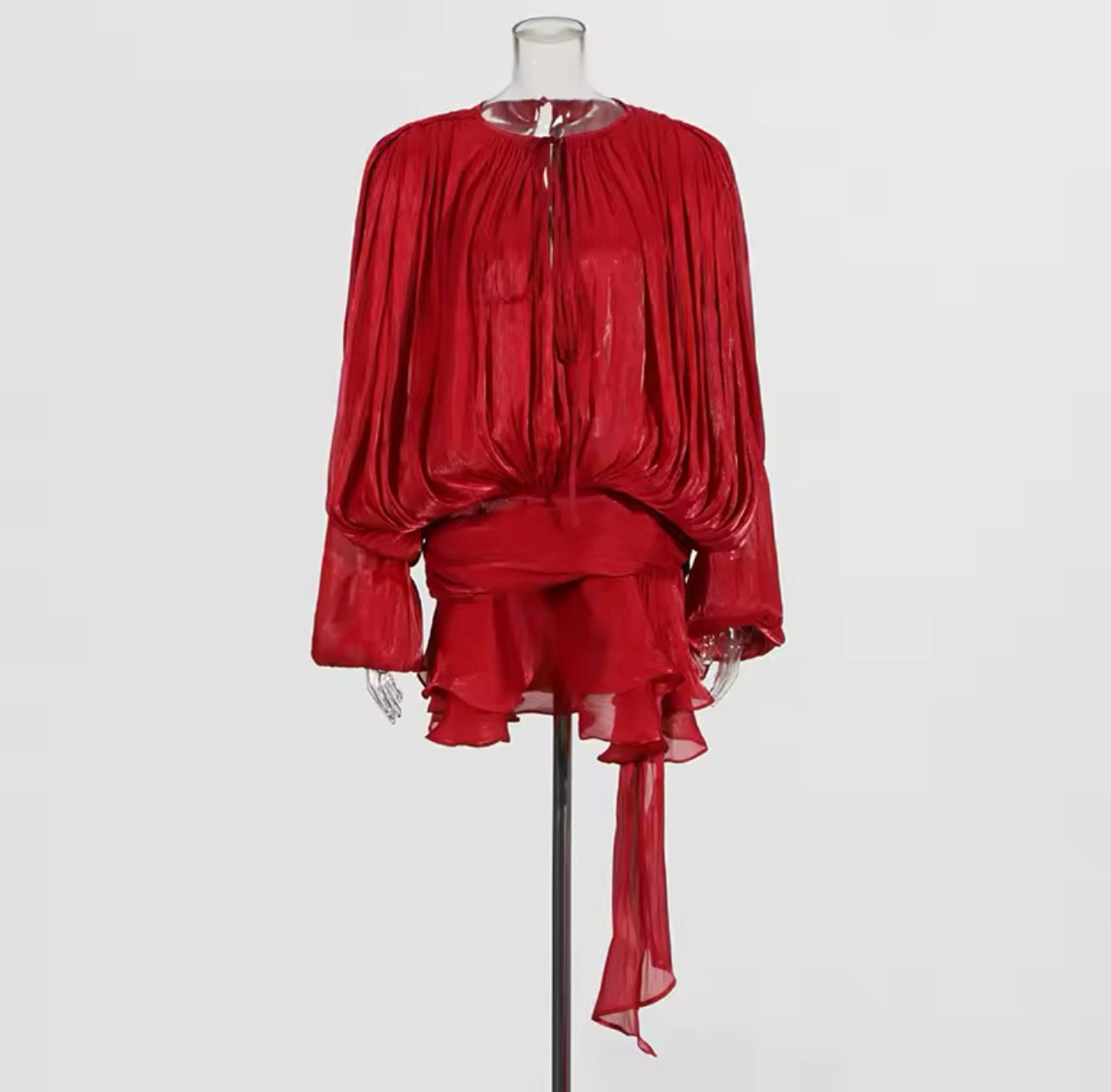Mini robe blouse