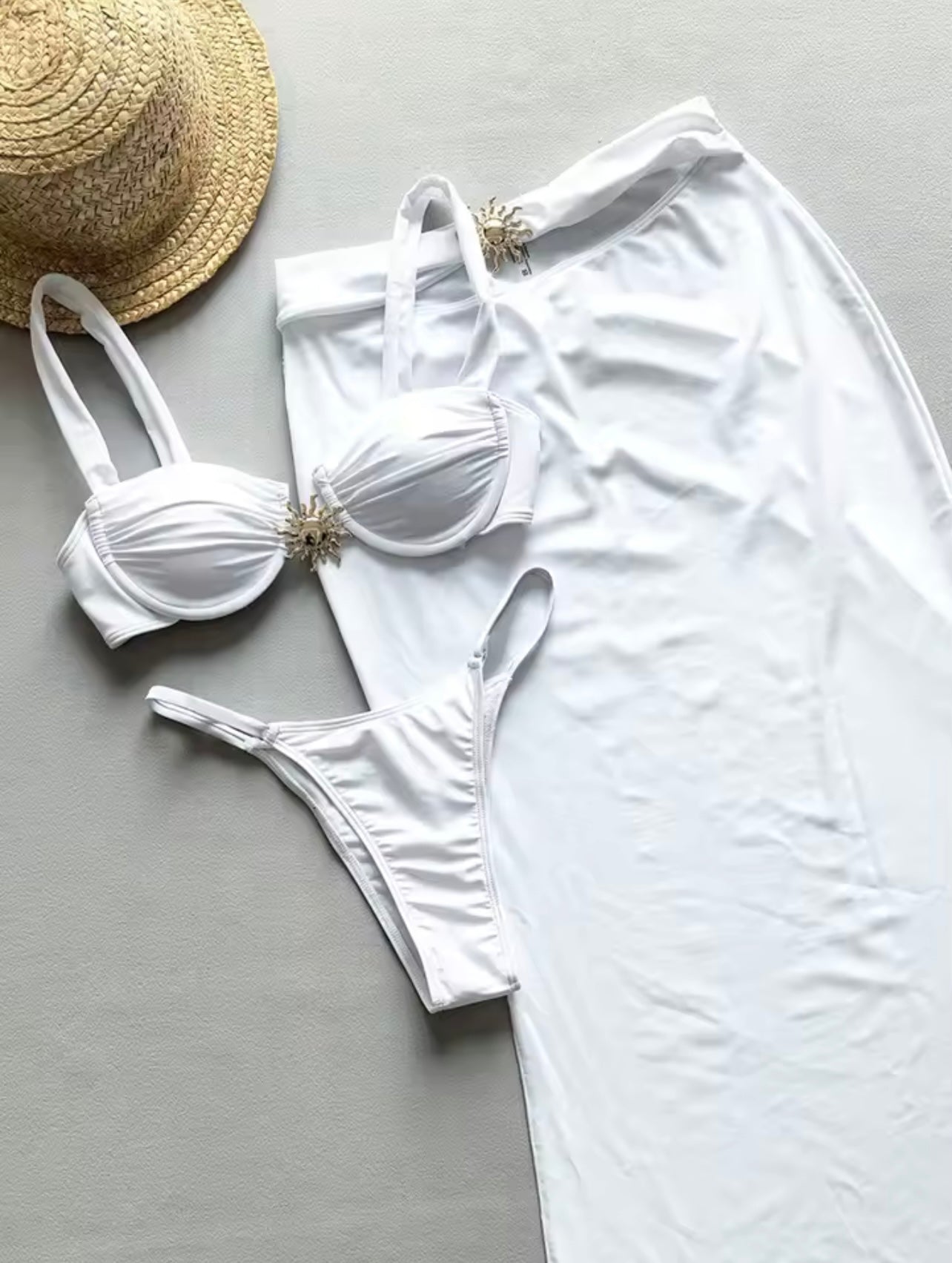 Ensemble bikinis 3 pièces Golden Sun