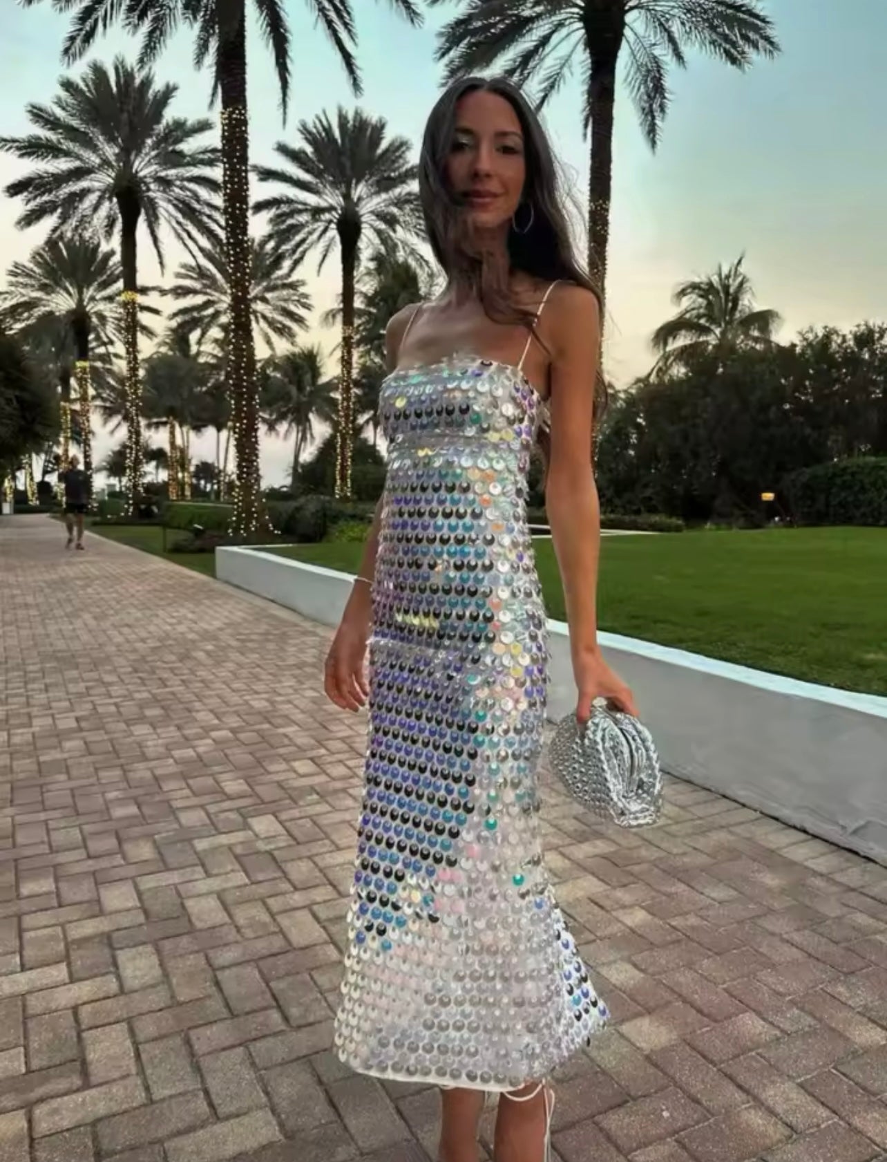 Robe Longue à Sequins