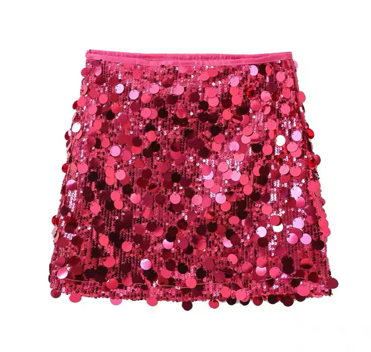 Jupe à sequins brillants
