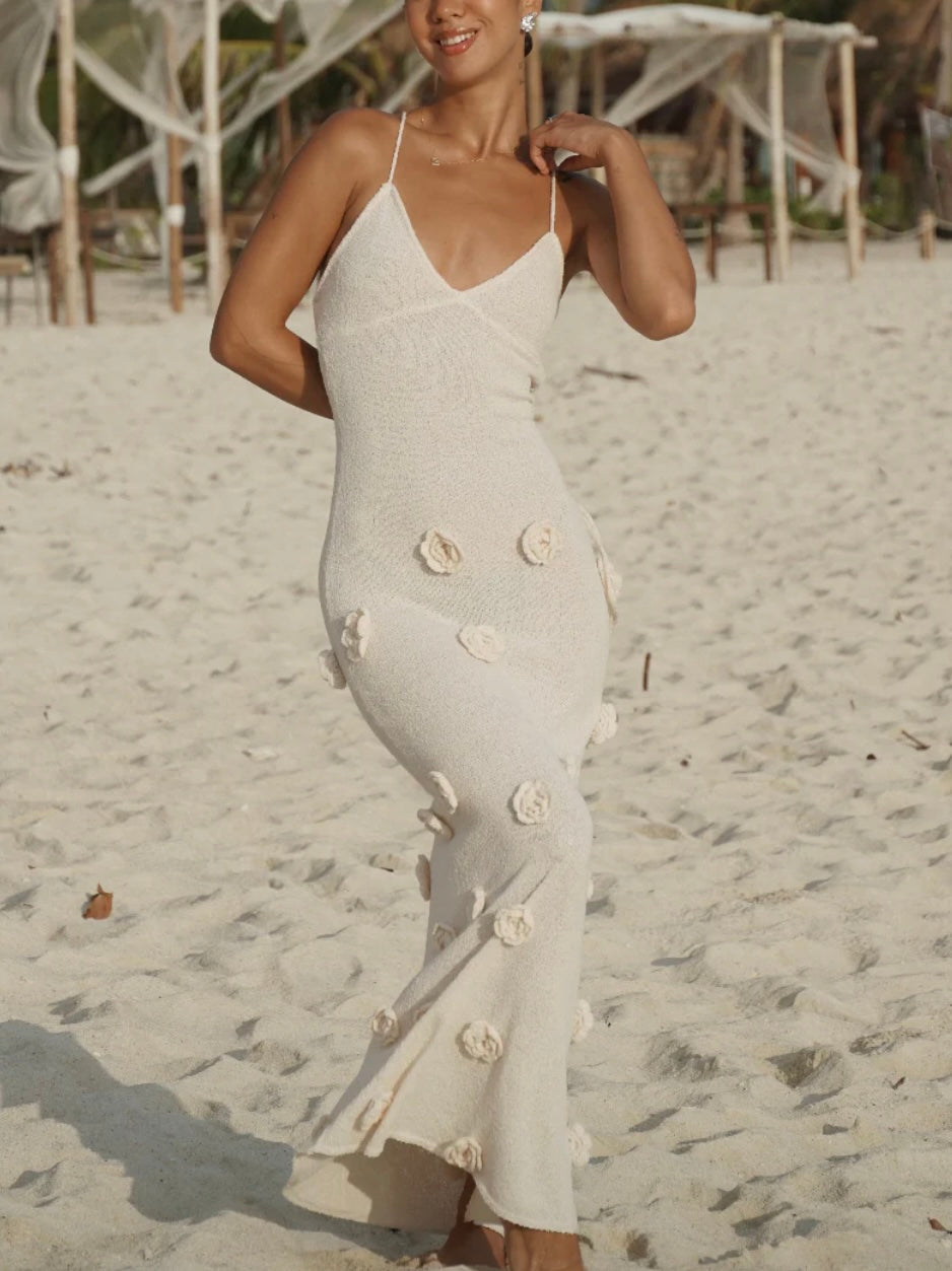 Robe dos nus rosa
