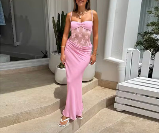 Robe “Pink Palma”