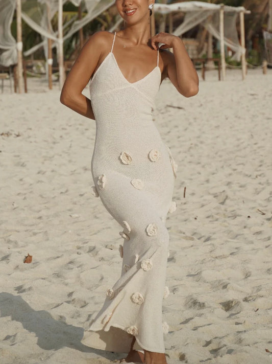 Robe dos nus rosa